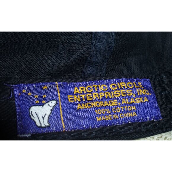 NWT Alaska Headgear Black Baseball Cap With Embroidered Logo Adjustable Strapbac - Picture 8 of 8